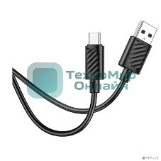 Кабель HOCO X88/ USB кабель Type-C/ 1m/ 3A/ Black