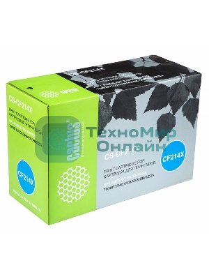 Картридж лазерный Cactus CS-CF214X черный (17500 стр.) для HP LaserJet 700/M712