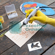 Выжигатель Rexant (набор паяльник-выжигатель), 22 насадки, подставка, 230 В, 20/50 Вт