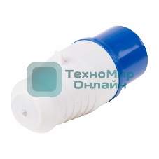 Вилка Rexant 013 переносная 2Р+РЕ 16А 220В IP44