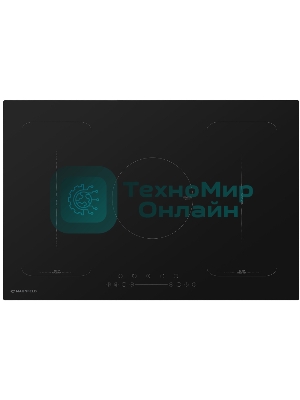 Индукционная варочная панель Maunfeld EVI.775-FL2-BK, конфорок: 5 шт., стеклокерамика, независимая, черный