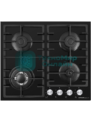 Газовая варочная панель HOMSair HGG646BK