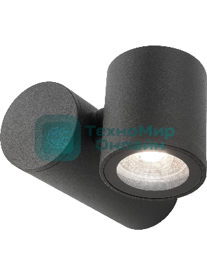 Светильник садово-парковый настенный архитектурный Gauss Sonata, 1xGU10, 142x155x70мм, 170-240V/50Hz, Max.35W, IP54, 1/12