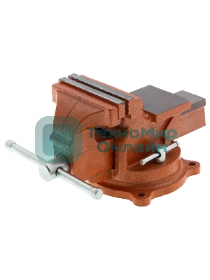 Тиски слесарные Sparta 100мм поворотные с наковальней