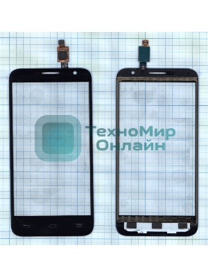 Сенсорное стекло (тачскрин) для Alcatel Idol 2 Mini 6016D черное