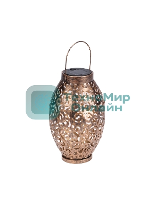 Светильник садовый Rexant Фенер, 3000К, встроенный аккумулятор, солнечная панель, коллекция Стамбул