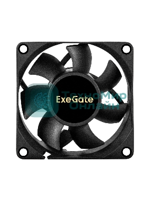 Вентилятор для корпуса ExeGate EX07025S3P черный, 70 мм, 3500 об/мин, 35.5 дБ, 3 pin