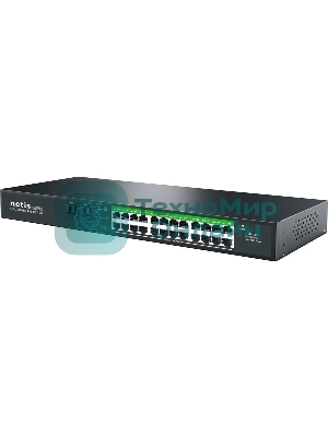 Коммутатор Netis 24PORT 10/1000M POE 2 SFP COMBO P124GC