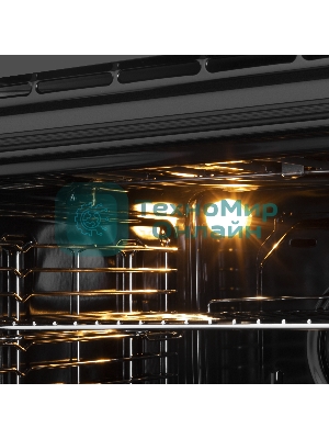 Шкаф духовой электрический Maunfeld AEOH60102W, 60л, дверца с 3 стеклами, белый