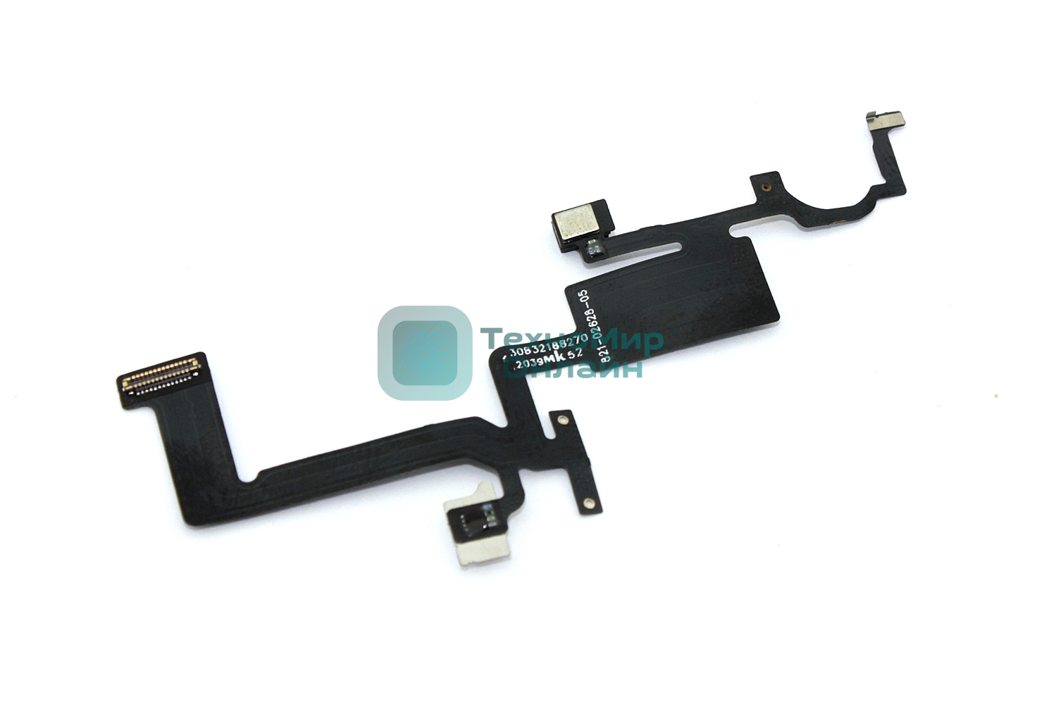 Шлейф в сборе с микрофоном и сенсором для Apple iPhone 12, iPhone 12 Pro