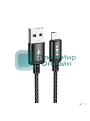 Кабель HOCO X89/USB кабель Micro/1m/2,4A/черный
