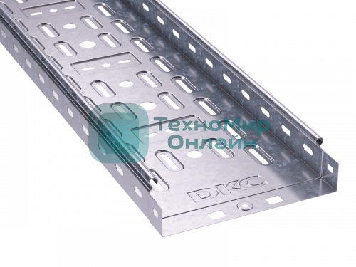 Лоток листовой перфорированный 200х50 L3000 сталь 0.8мм ДКС 35264
