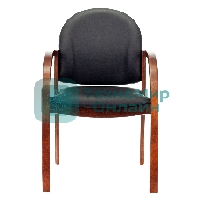 Стул Бюрократ ДЖУНО черный, искусственная кожа