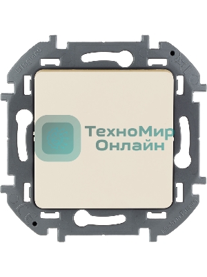 Выключатель 1-клавишный 10AX 250 В слоновая кость