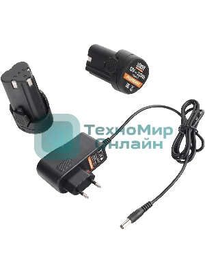 Дрель-шуруповерт аккумуляторная Patriot BR 119Li, Аккумуляторная, 12В, 2 АКБ