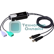 Переключатель ATEN 2-Port USB Boundless Cable KM Switch