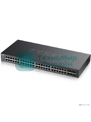 Коммутатор гибридный L2 Zyxel NebulaFlex Pro GS2210-50, rack 19