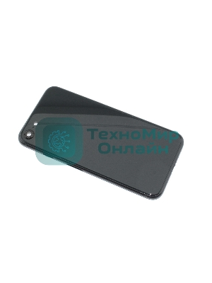 Задняя крышка (корпус) в сборе с рамкой для Apple iPhone SE3 черный