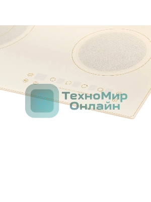 Встраиваемая варочная панель ECS 622 C Электрическая, 60 см, стеклокерамика, 4 конфорки, бежевый