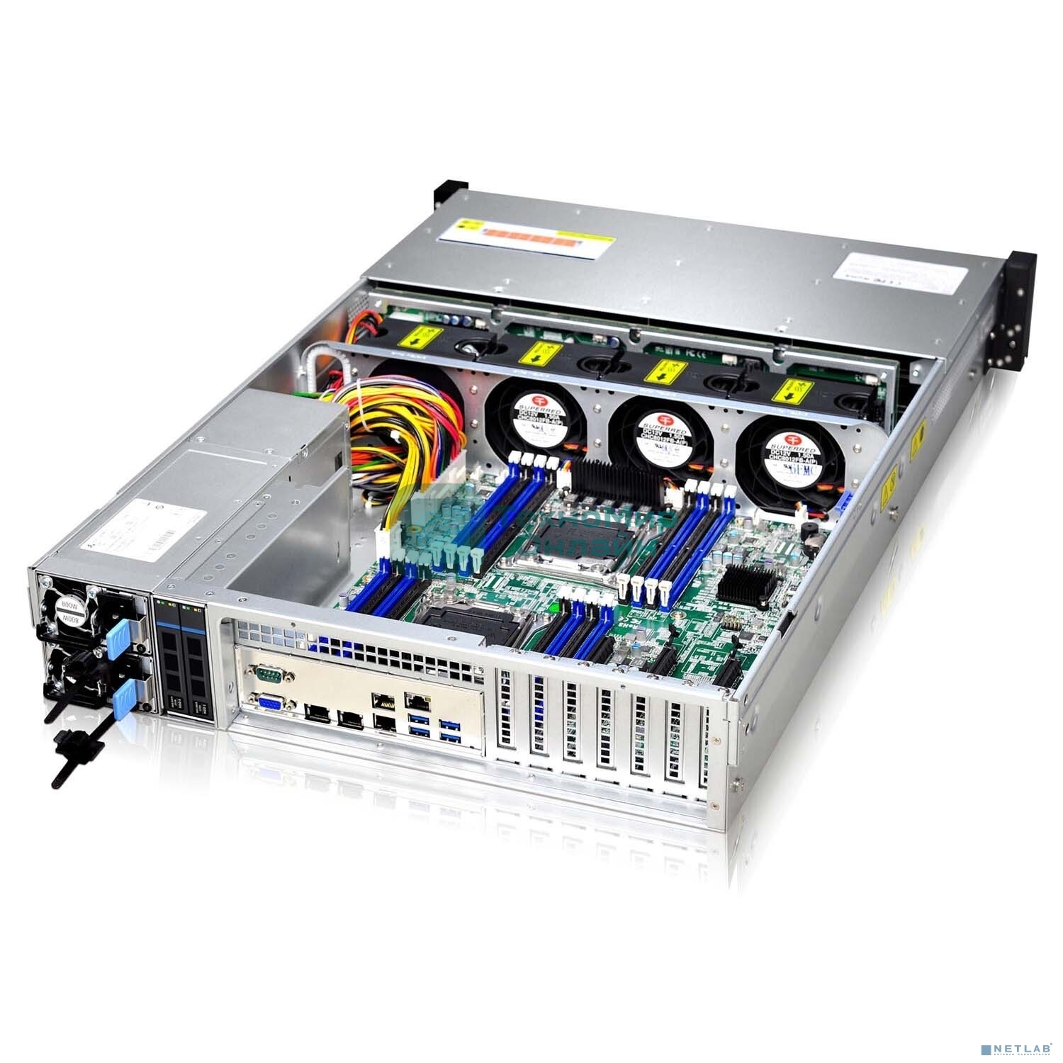 Серверный корпус Gooxi RMC2112-670-HS-NV 2U 12x 3.5