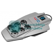 Сетевой фильтр Pilot X-Pro: 6 евророзеток Zero Start биметаллический предохранитель и микропроцессор 10 метров Pilot X-Pro 10M