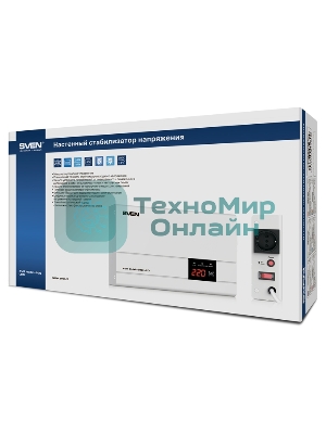 Сетевой фильтр SVEN (Стабилизатор напряжения) AVR SLIM-500 LCD