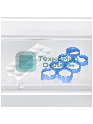 Холодильник Hyundai CT2551WT белый двухкамерный 166/40л морозилка сверху