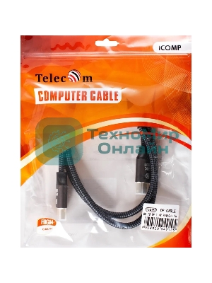 Кабель соединительный DP-DP 1.4V 8K@60Hz 1м, Telecom Pro TCG750-1M