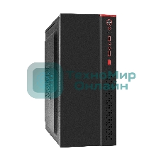 Компьютерный корпус Miditower ExeGate AA-443-AA400 (ATX, AA400 8 см, 2хUSB+HD Audio, черный)