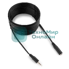 Кабель аудио удлинит. Gembird, Jack3.5, 5м