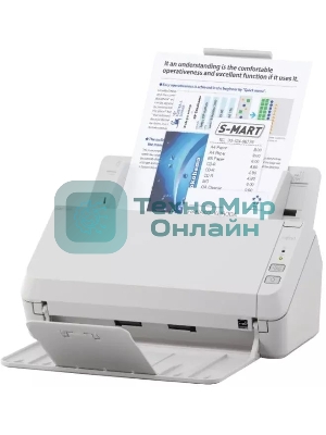 Сканер Fujitsu/Ricoh SP-1130N (PA03811-B021), (А4, 30/60 стр. в мин. двусторонний, ADF 50 листов), белый