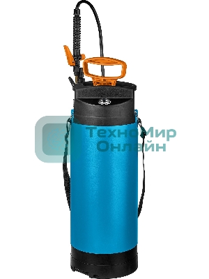 Опрыскиватель GRINDA PT-8 8 л, переносной, с широкой горловиной и упорами для ног