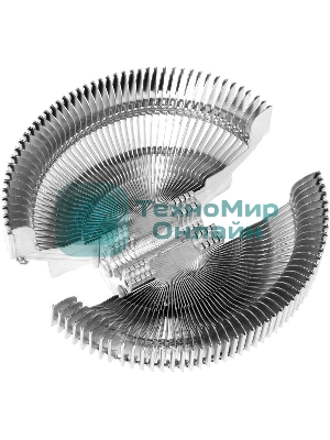Кулер Cooler ID-Cooling ID-CPU-DK-01T серебристый 92мм алюминий 2200rpm 24db 3-pin 95W 52мм