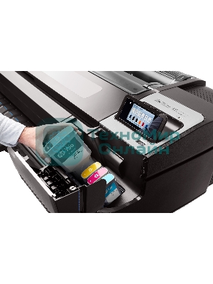 Плоттер струйный HP DesignJet T1700dr 44-in Printer (W6B56A), A0, цветной, 44