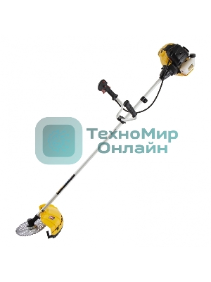 Триммер бензиновый Denzel DTL-43, 43 см3, неразъемная штанга, состоит из 2 частей