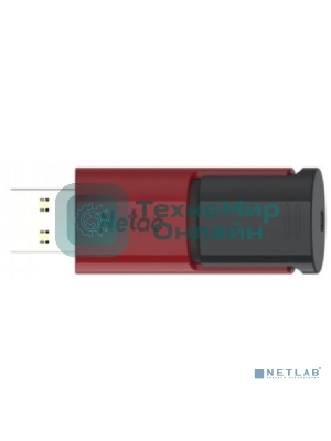 Флешка USB Netac U182 NT03U182N-256G-30RE, USB 3.0 256Gb, retail version, черный/красный