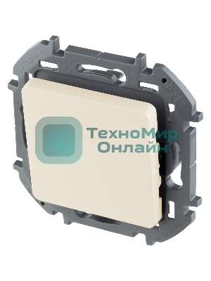 Выключатель 1-клавишный 10AX 250 В слоновая кость