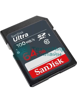 Флеш карта SDXC 64Gb UHS-I SDSDUNR-064G-GN3IN SANDISK