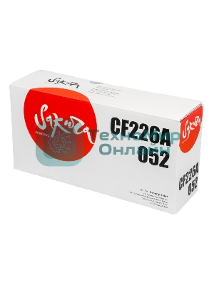 Картридж Sakura CF226A/052 для HP и Canon, черный, 3 100 к.