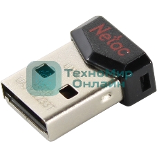 Флешка USB Netac UM81 (NT03UM81N-032G-20BK), 32Gb, USB 2.0, R/W 30/10, черный/красный