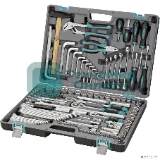 Набор инструментов Stels 141071/2'' 3/8'' 1/4'' CrV пластиковый кейс 142 предм.
