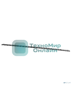 Вертикальный кабельный органайзер ЦМО в шкаф, ширина 75 мм 42U, черный (ВКО-М-42.75-9005)