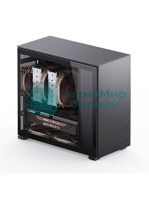 Компьютерный корпус без блока питания JONSBO D41 STD Black ATX без БП, боковая панель из закаленного стекла, mini-ITX, micro-ATX, ATX, черный