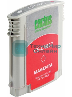 Картридж струйный Cactus CS-C4837 пурпурный (29 мл) для №11 HP 2000/2500/1000/1100/1200