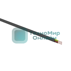 Телефонный кабель Rexant ШТЛП 4 жилы Cu, черный, 100 м