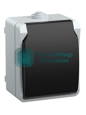 Розетка IEK Форс РСб20-3-ФСр1м с/з открытой установки