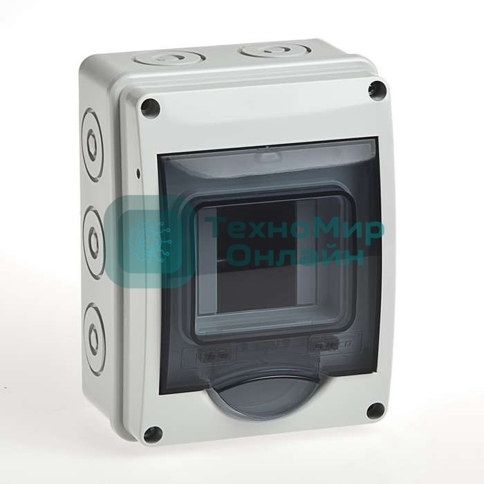 Бокс ОП Тусо 3мод. IP65 с верт. двер. Рувинил 69003