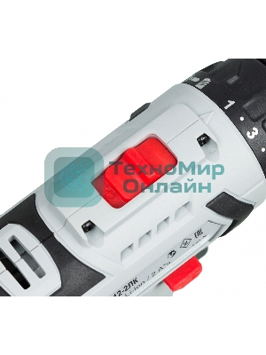 Дрель-шуруповерт аккумуляторная Ресанта ДА-12-2ЛК 75/14/2, Аккумуляторная, 12В, 2 АКБ, Кейс