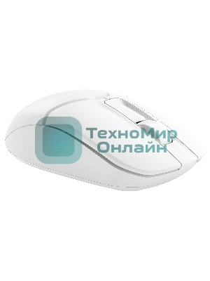 Мышь беспроводная A4Tech Fstyler FB12 белый, 1200 dpi, радиоканал, Bluetooth, USB, кнопки - 3