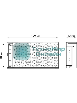 Блок питания GAUSS LED STRIP PS 100W 12V